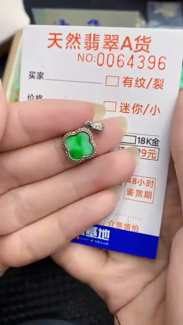 【闪购商品】翡翠颈饰银S925镶嵌            8