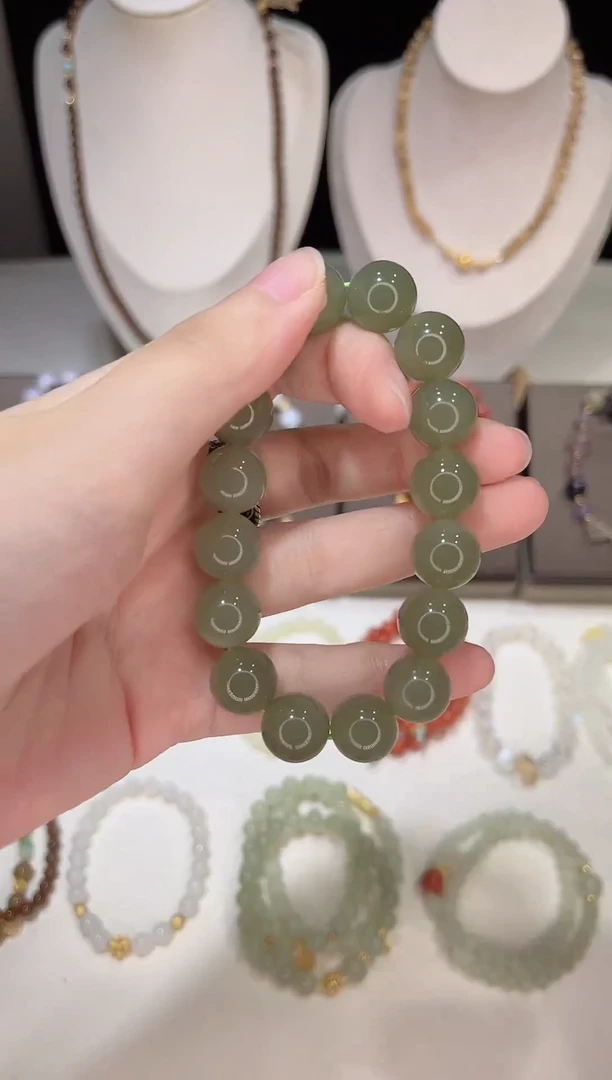 【闪购商品】和田玉手链未镶嵌12mm