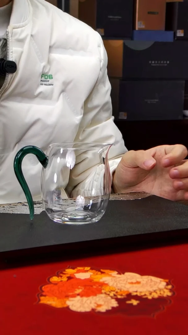 【闪购商品】禾器慕然墨绿色公道杯