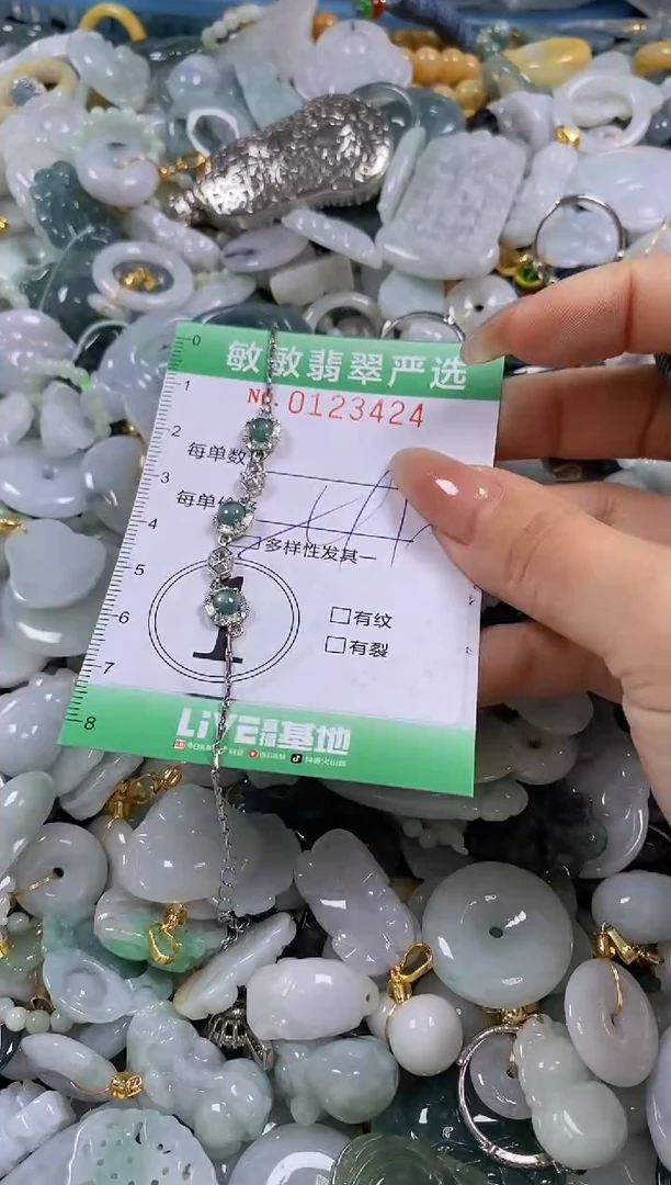 【闪购商品】翡翠颈饰未镶嵌闪购0123424多样性发其一