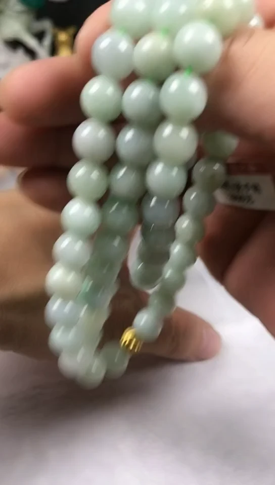 未镶嵌挂件翡翠手串9+