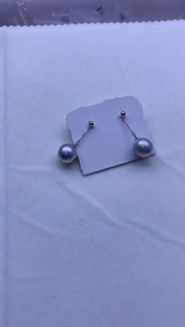 【闪购商品】淡水珍珠耳饰银S925镶嵌淡水珍珠耳饰