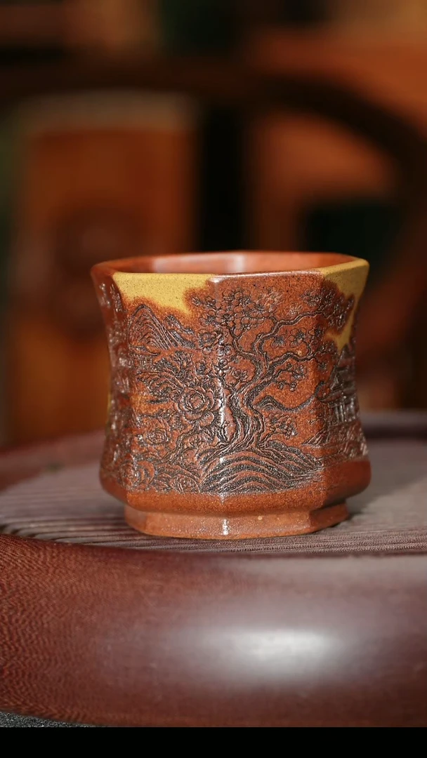 茶杯紫砂紫砂主人杯福利放漏