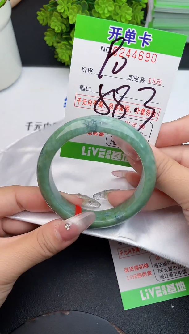 未镶嵌手镯翡翠90天然翡翠A货