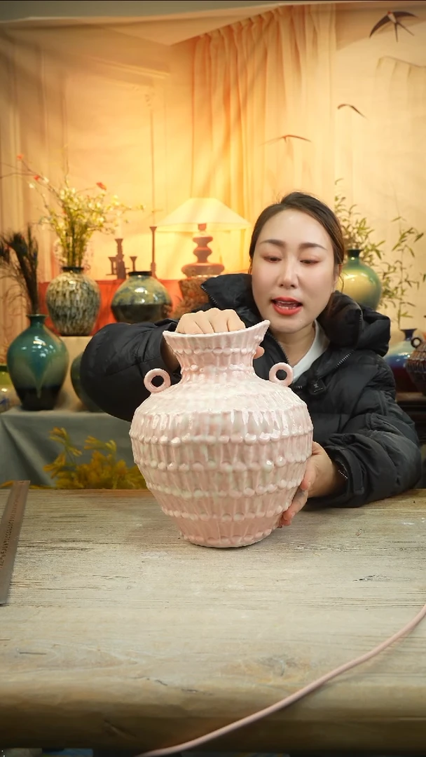 高26口12陶瓷花瓶花器景德镇