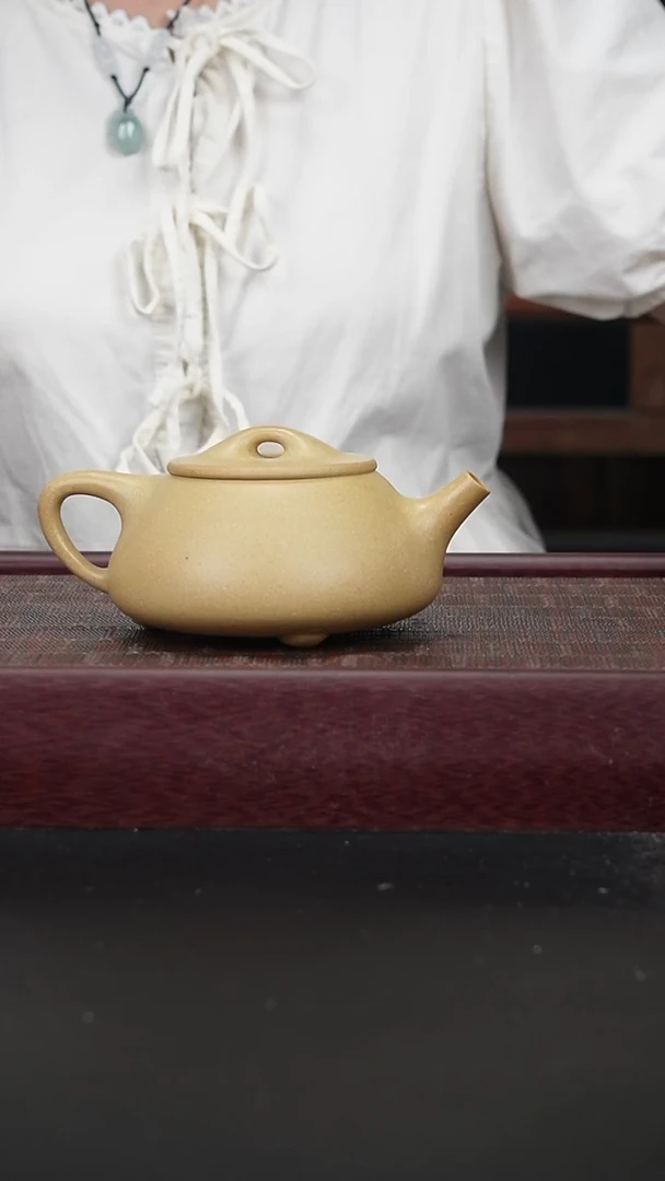 茶壶紫砂lcc梨皮本绿330CC