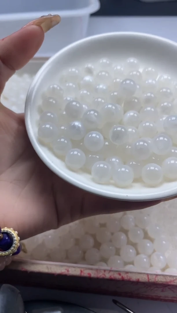 【闪购商品】玛瑙/玉髓颈饰未镶嵌w955血沉宝阳珠10mm*40颗