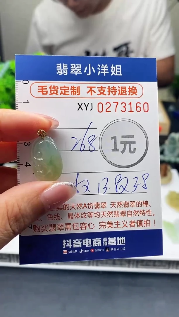 未镶嵌定制翡翠燕*毛货商品 不退换/ 3160