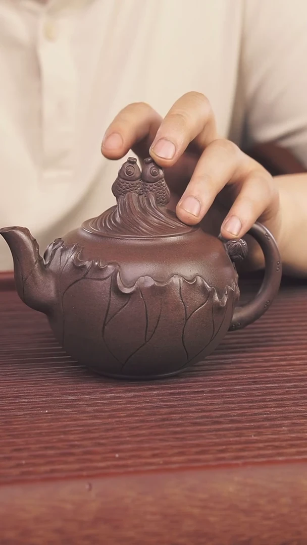 茶壶紫砂240cc顾氏手工紫砂