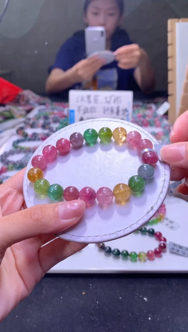 未镶嵌手串碧玺A12【天然碧玺】