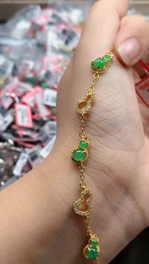 银S925镶嵌戒指翡翠天然A货缅甸翡翠