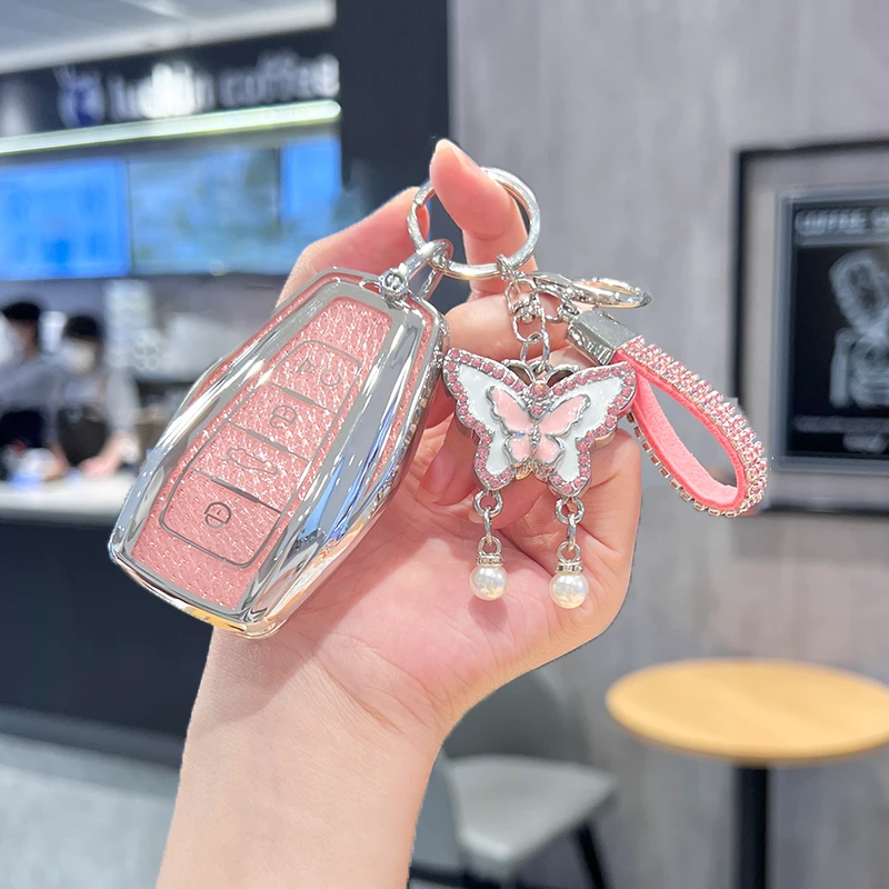 专用吉利帝豪钥匙套新博越COOL星瑞星越L缤越24款缤瑞icon女扣车