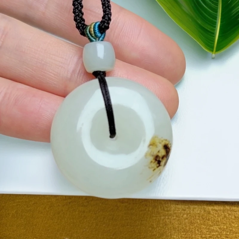 新疆和田玉平安扣 经典时尚情侣男女同款吊坠（拍一发一件）