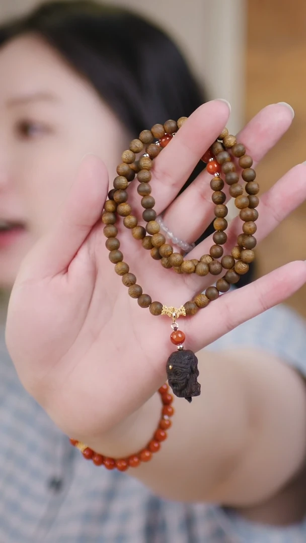 （三圈黄奇楠0.6沉水级+扎基）