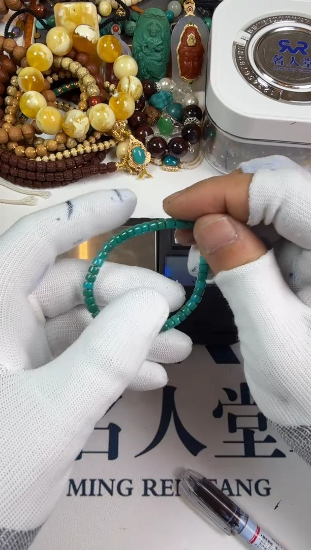 未镶嵌绿松石手链松石手串