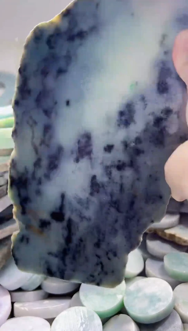 翡翠裸石缅甸翡翠A货柠4593