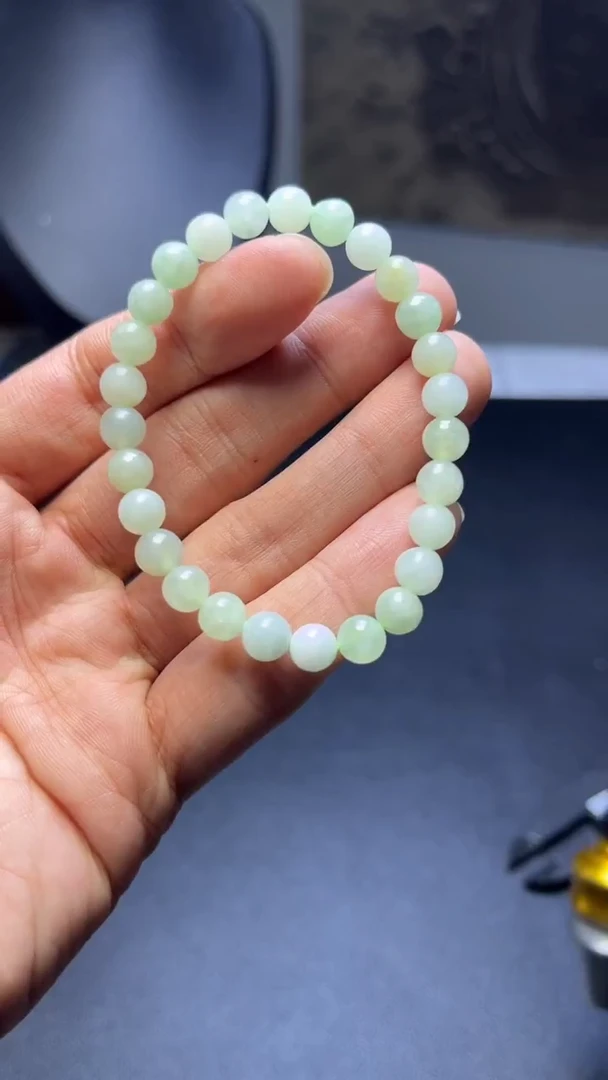 未镶嵌手链翡翠珠串