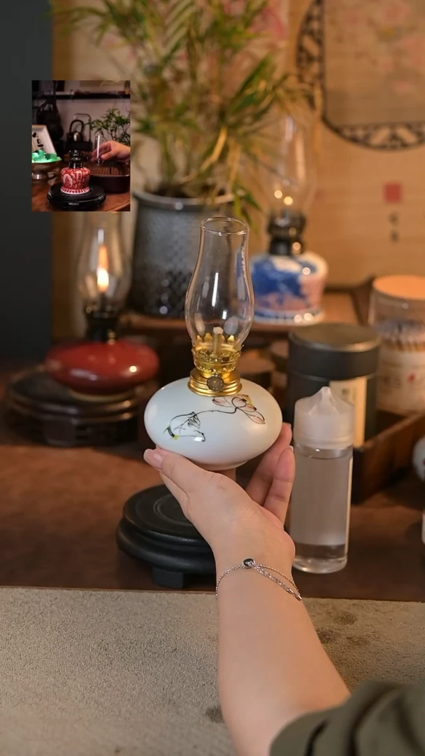 景德镇陶瓷香薰灯摆件