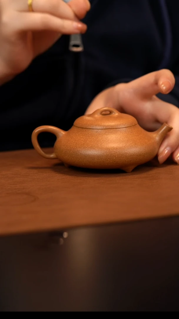 宜兴原矿紫砂壶   段泥  170cc