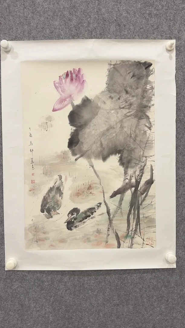 国画马驰-2.7平尺-国画作品