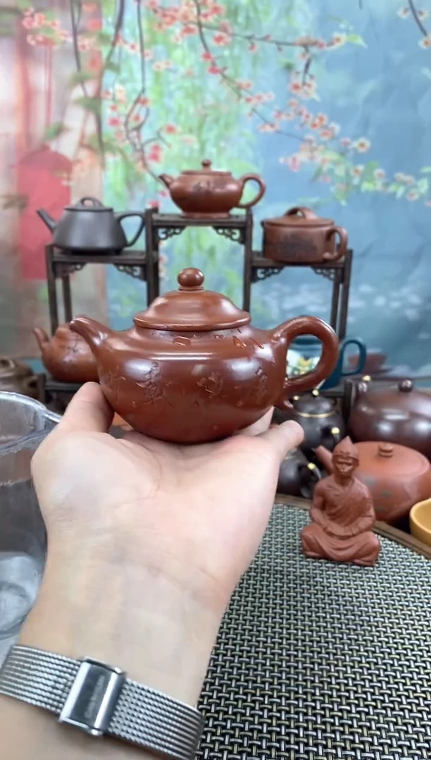 茶壶紫砂莲子紫砂壶