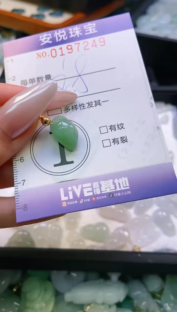 翡翠未镶嵌颈饰闪购0197249