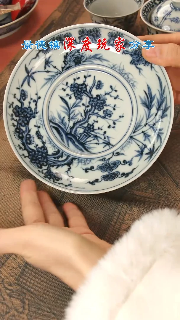 【闪购商品】景德镇纯手工手绘壶承