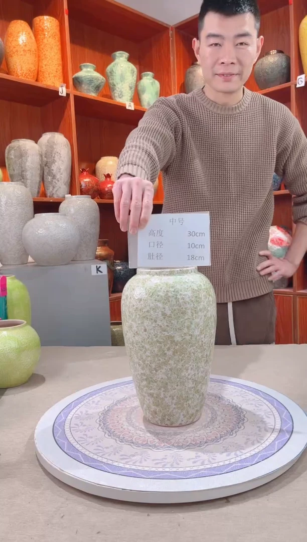 【闪购商品】瓶精品陶瓷花瓶 无花 春意盎然 中号