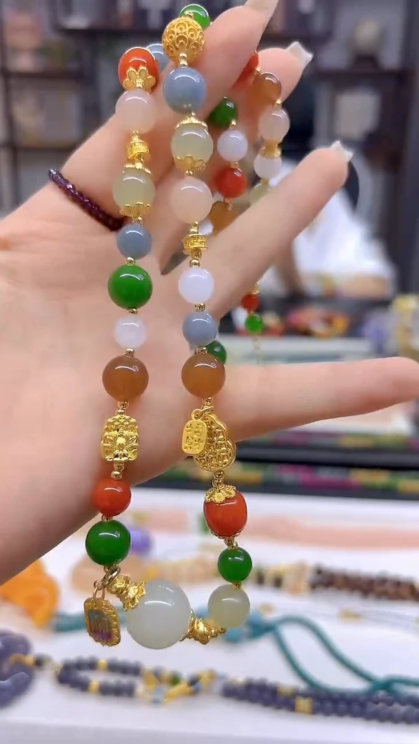 和田玉未镶嵌项链DIY款X674