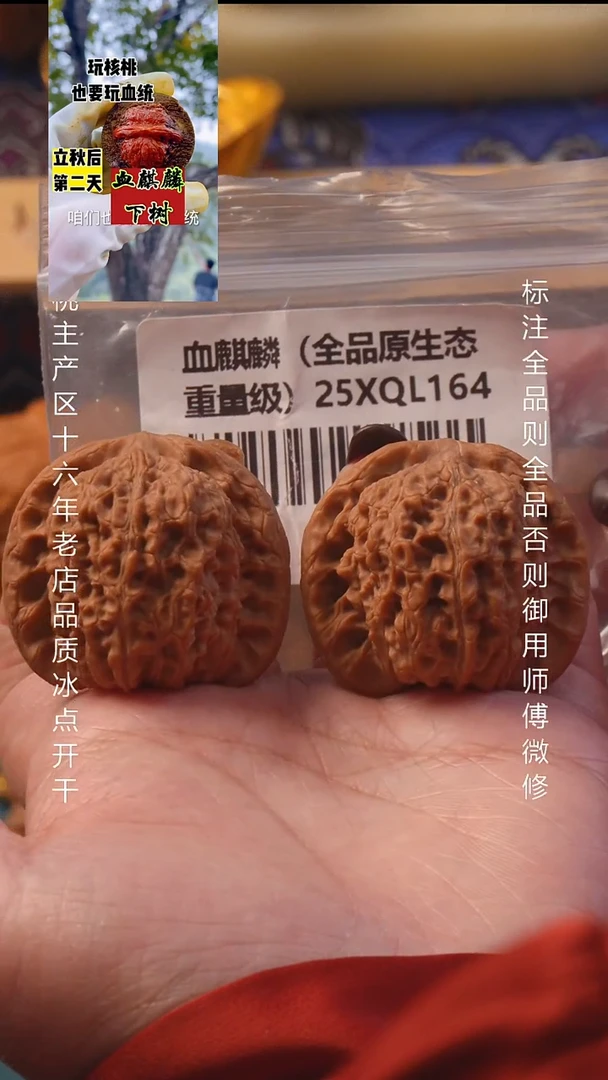 把件文玩核桃40血麒麟【全品】8号