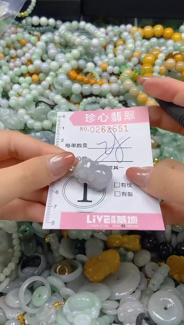 翡翠未镶嵌颈饰闪购0262651多样性发其一