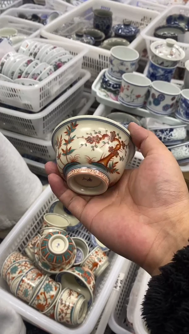 摆件陶景德陶瓷茶具容量约100
