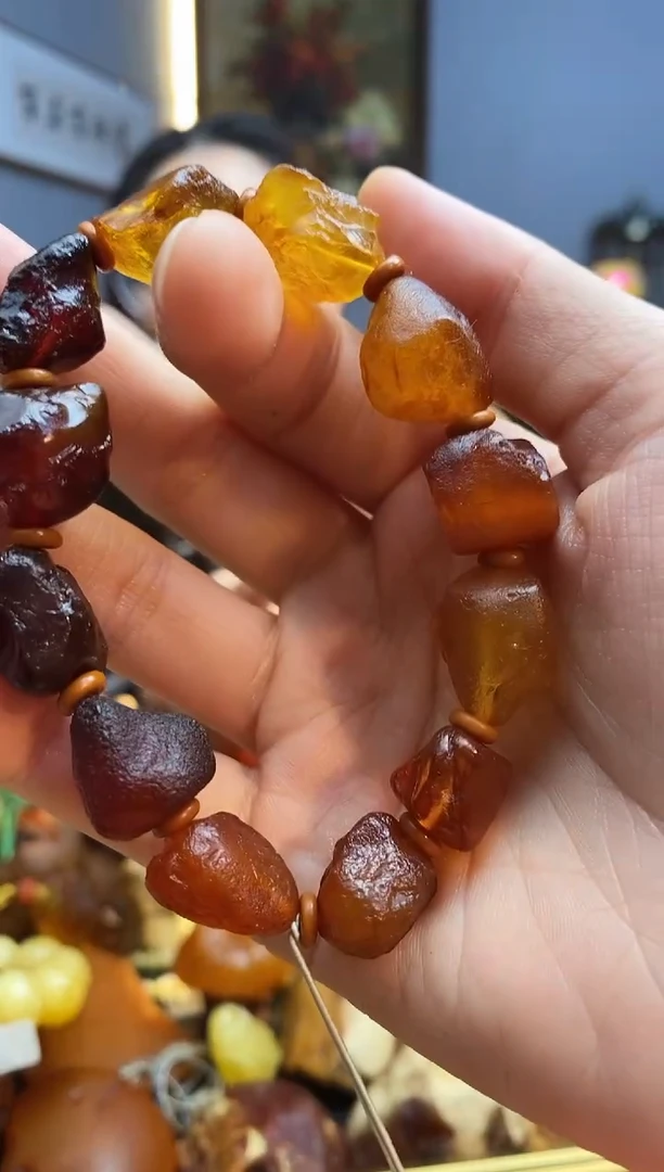 手串琥珀未镶嵌手串