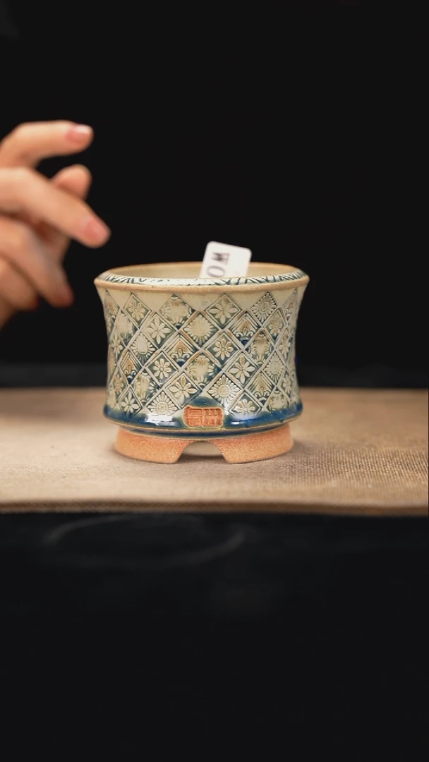 胭*10-23-042花盆口径7.5