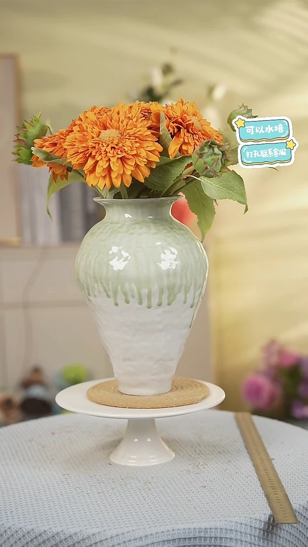 景德镇高温陶瓷花瓶摆件