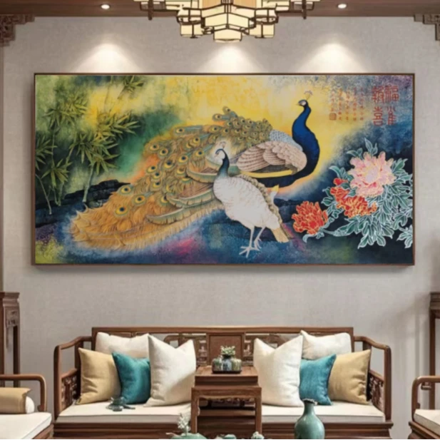 宫廷画派《福雀报喜》