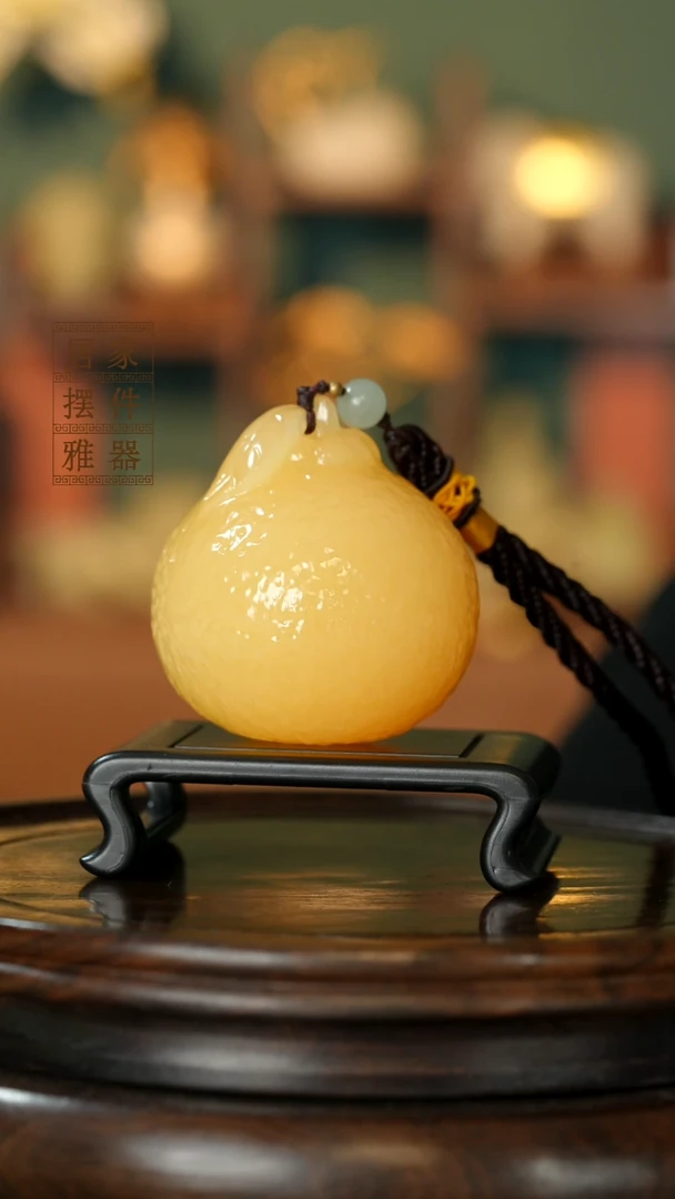 玉《大吉大利大柑橘》摆件