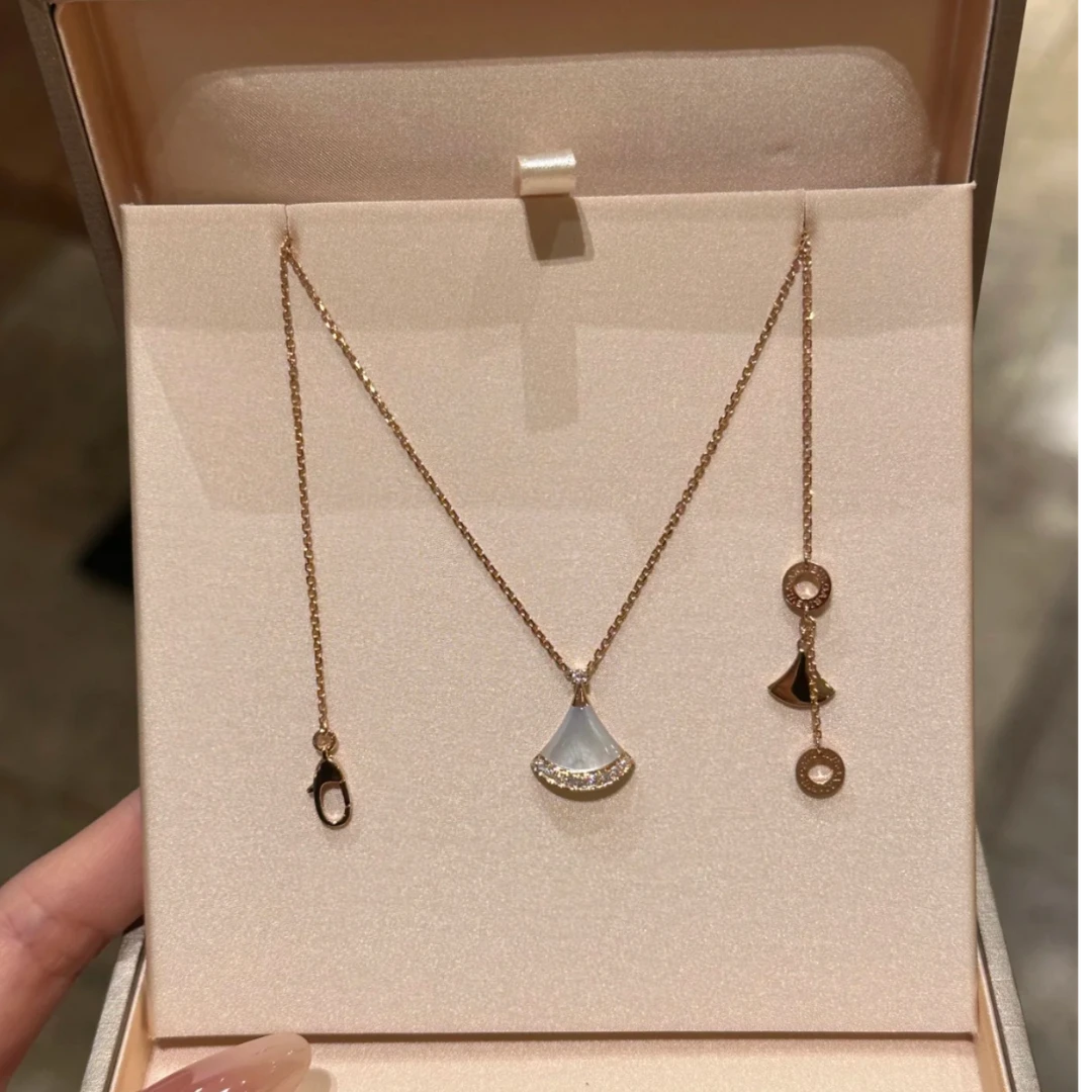 18k金高定版玫瑰金裙子套链GHJ