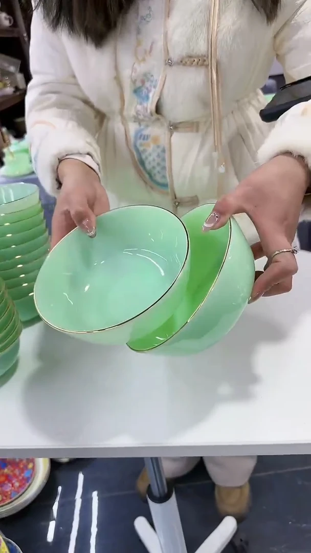 【闪购商品】瓷片6.5英寸面碗2个景德镇陶瓷