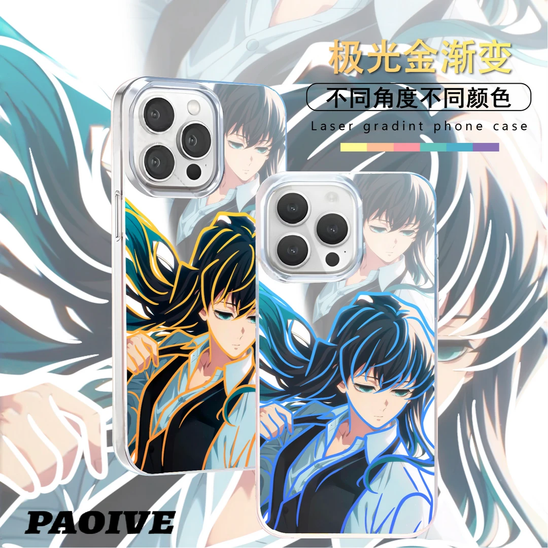 时透无一郎适用苹果华为vivo一加iPhone小米红米极光手机壳