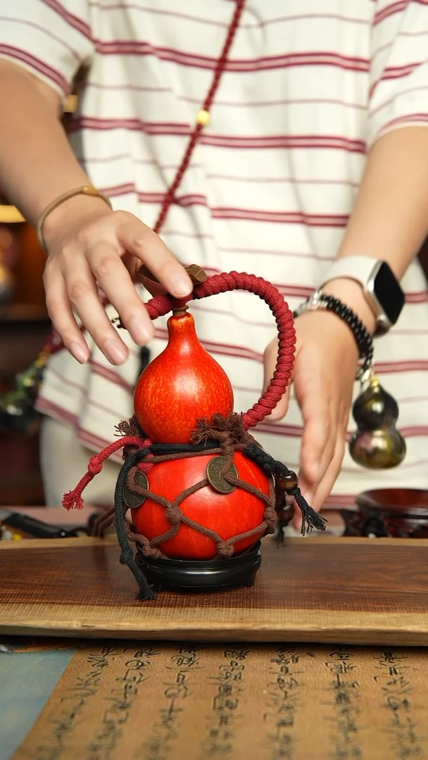 377号300ml左右非遗大漆酒葫芦