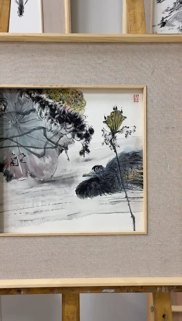 国画炳山艺术--秦老师作品