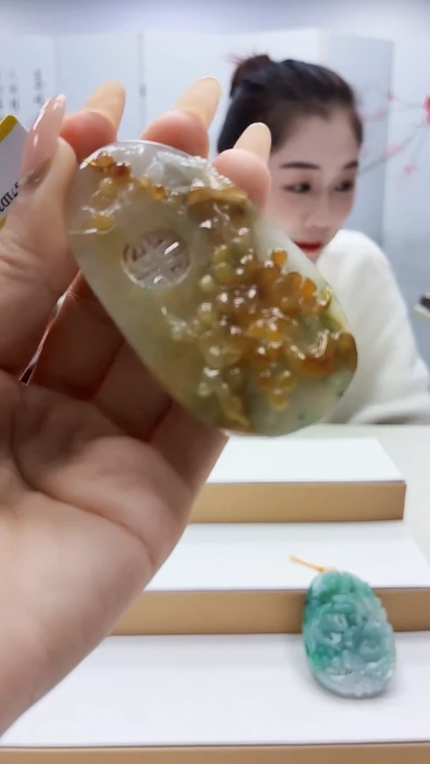 未镶嵌定制翡翠3099ty-毛货挂件97