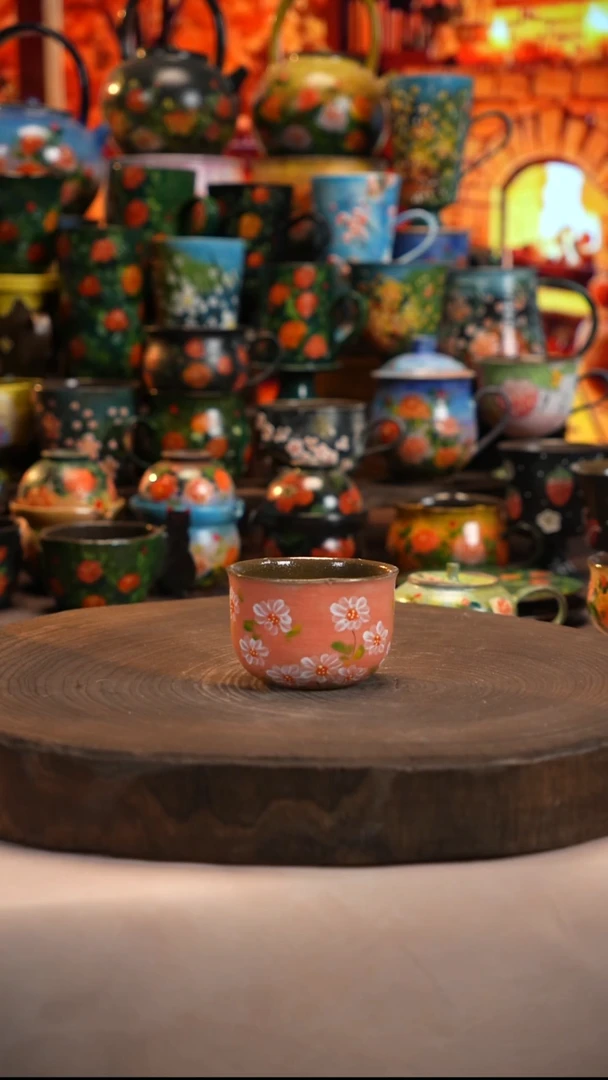 油画   釉下彩   杯子