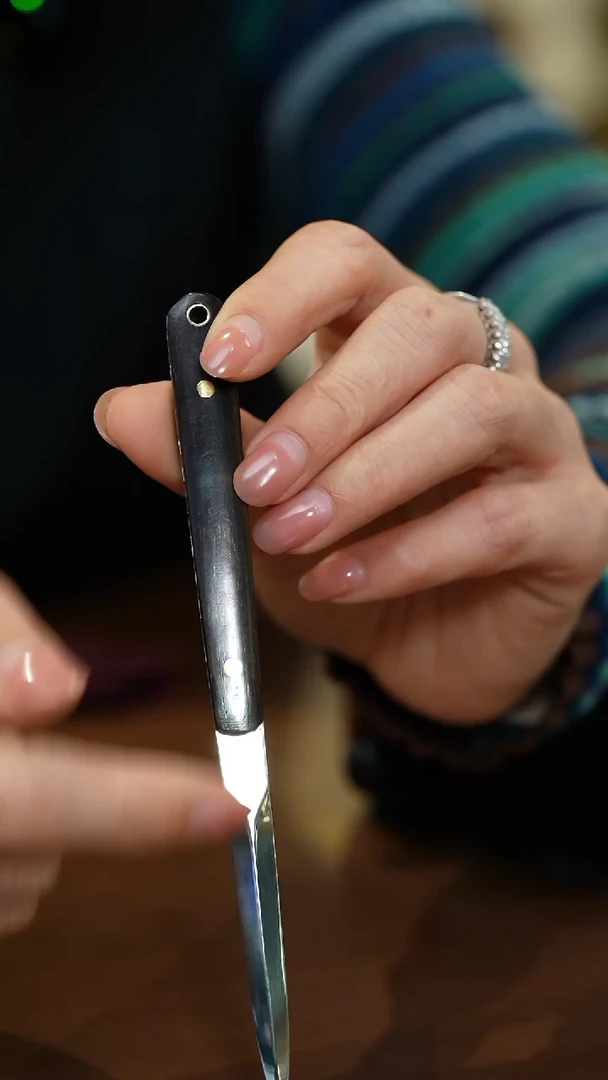 【闪购商品】ZYK龙骨一体带纹茶刀