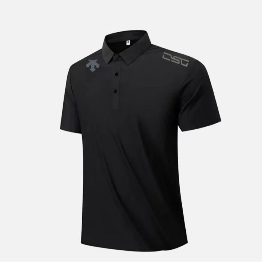【D-海外撤柜】2025年夏季冰丝速干POLO短袖时尚D-32