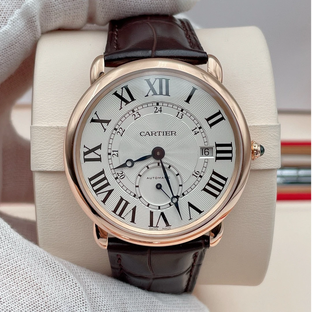 99新 Cartier/卡地亚 路易自动机械表径40mm