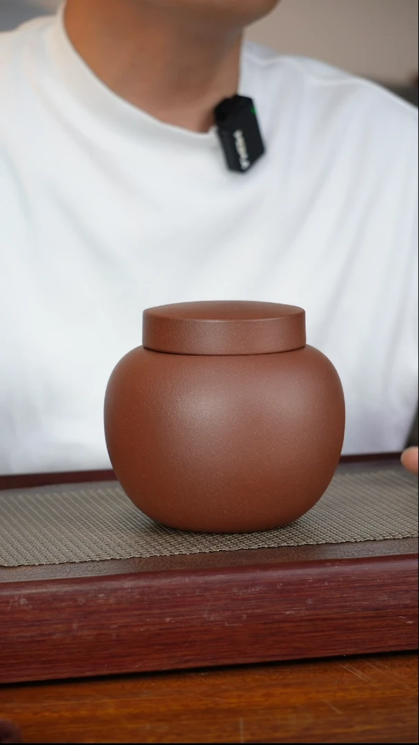 宜兴原矿紫砂茶叶罐