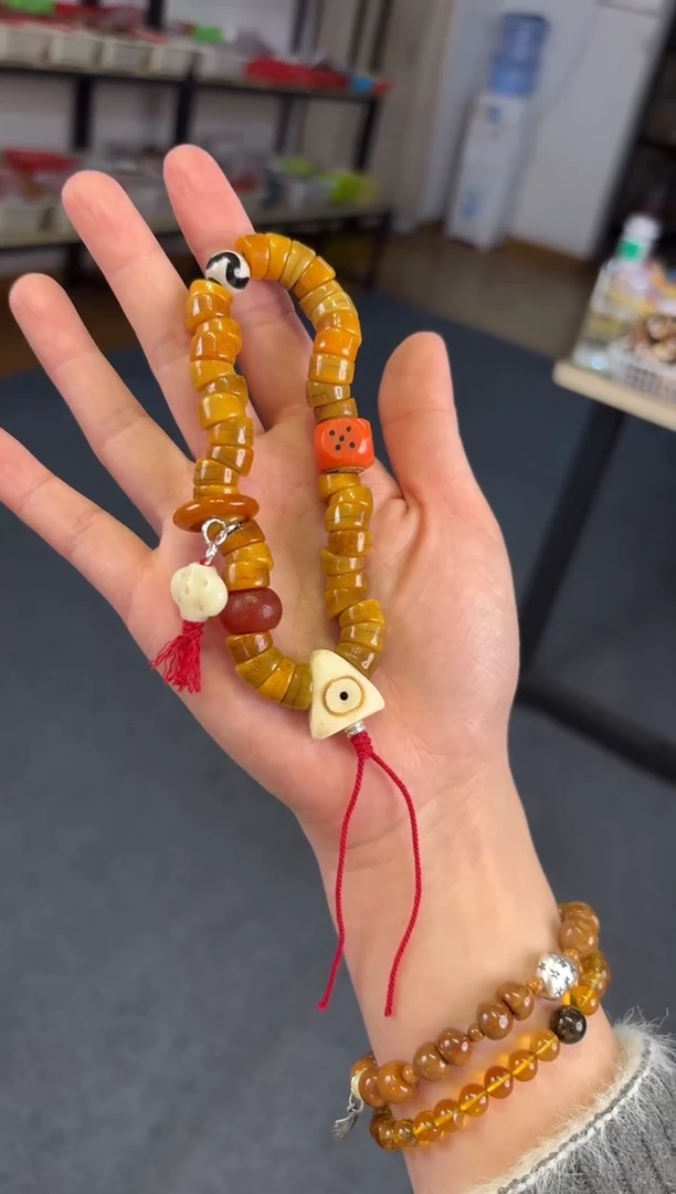 吊坠菩提根/象牙果  10mm驼骨大肠【藏式】手持