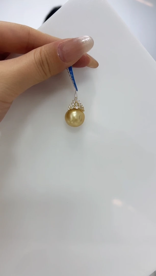 【闪购商品】海水珍珠DA银S925镶嵌吊坠 V2829